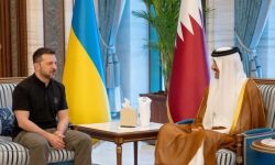 أمير قطر يستقبل الرئيس الأوكراني بالدوحة